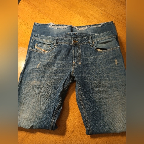 Diesel Zathan Men's Distressed Jeans - 36 - Picture 2 of 8